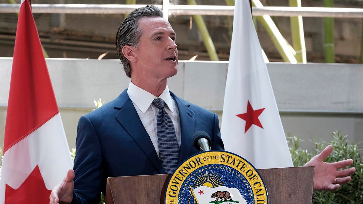 Gavin Newsom speaking