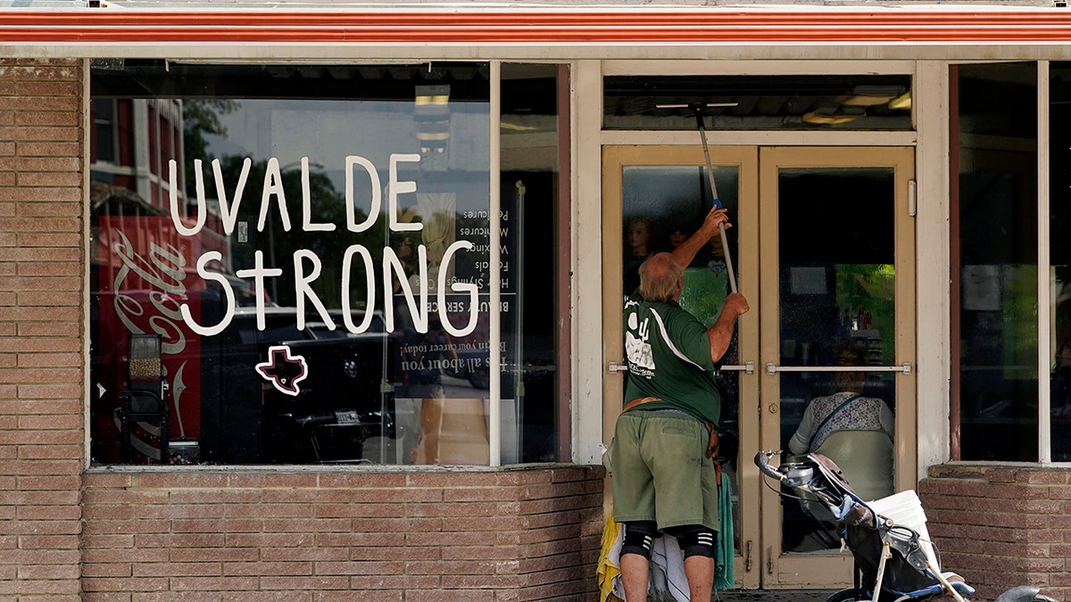 UVALDE STRONG WINDOW SIGN