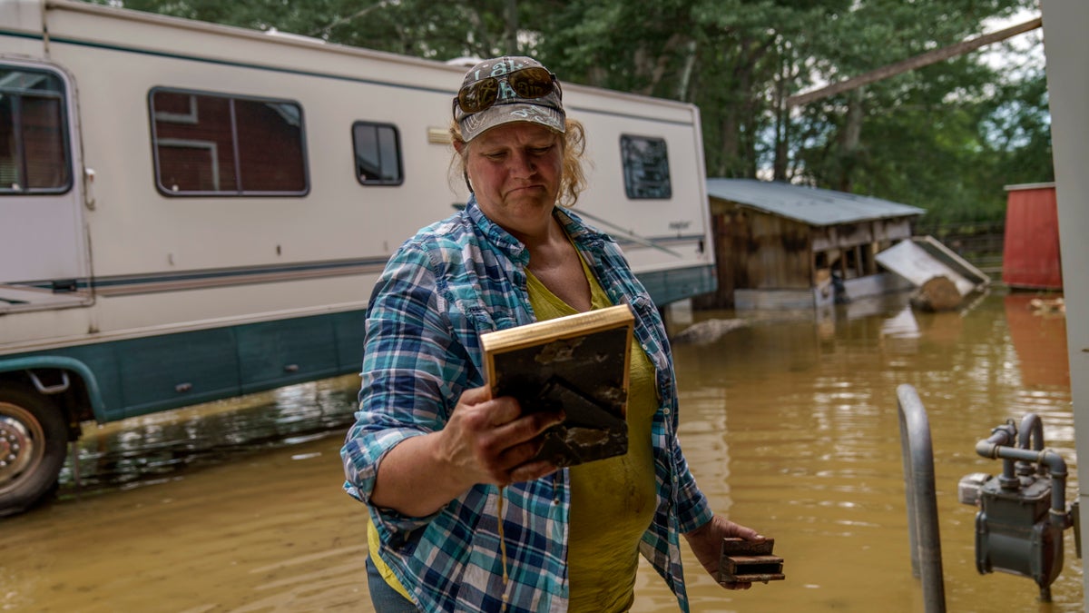 Lindi O'Brien examines damage