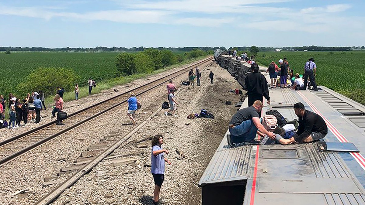 Amtrak train derailment