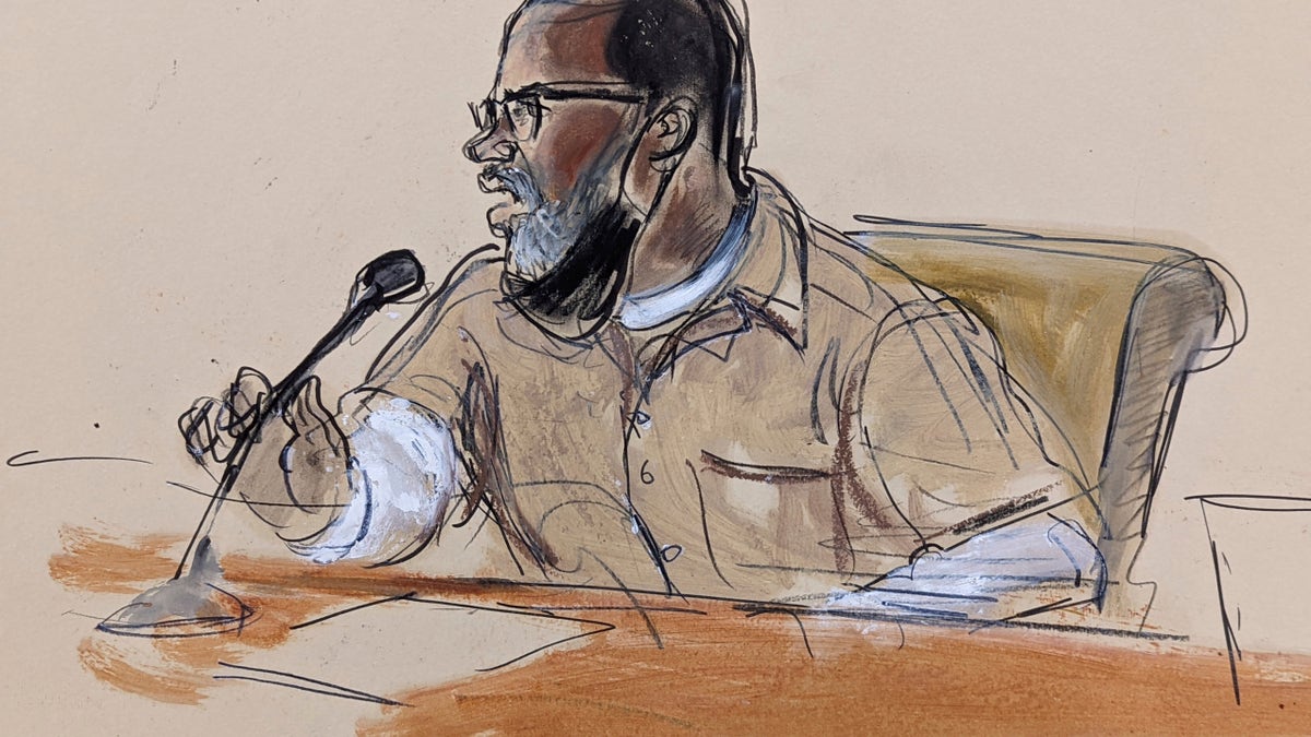 R Kelly courtroom sketch