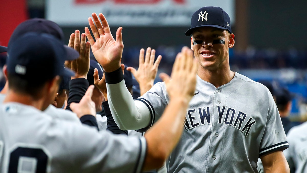 Aaron Judge and the Yankees win