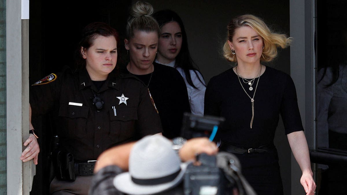 Amber Heard leaving Faifax County Courthouse June 1