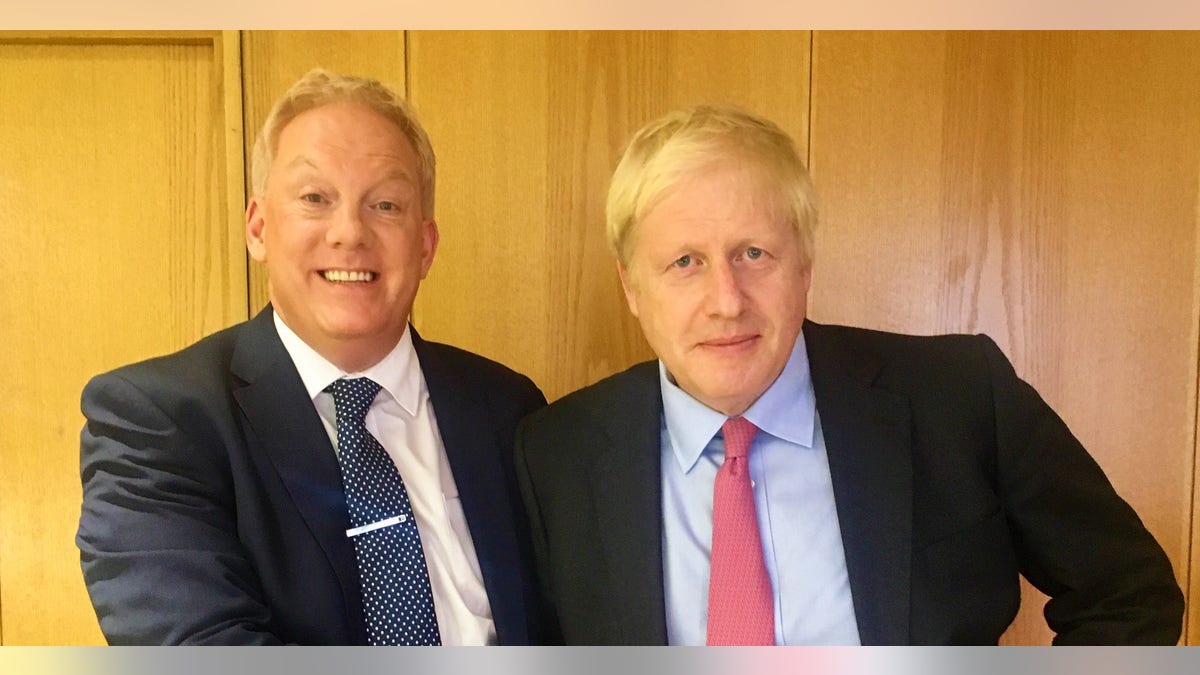 Boris Johnson and royal expert Neil Sean