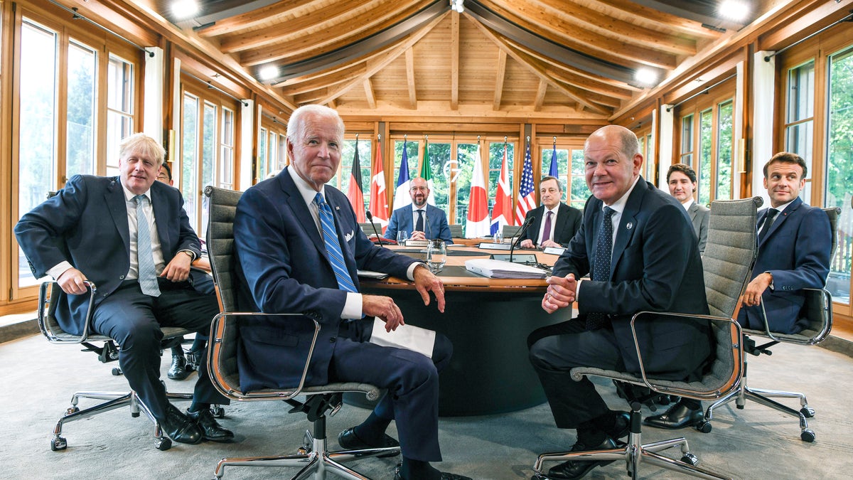 Joe Biden and other G7 leaders