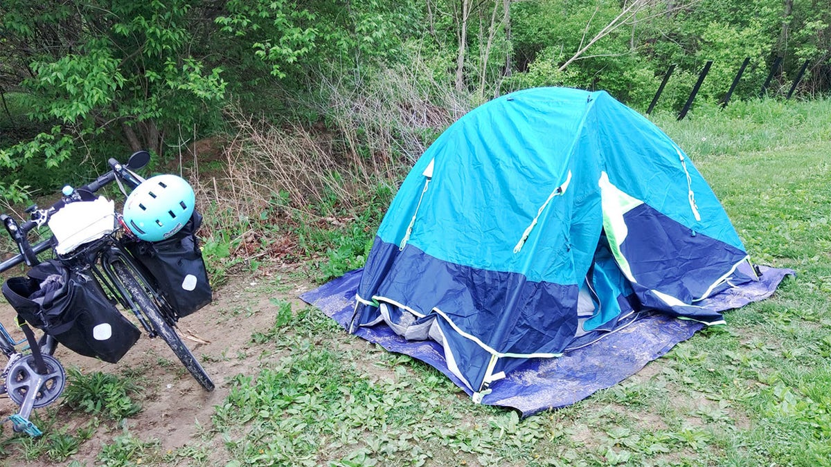 Bob Barnes' tent