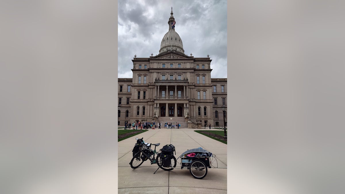 Bob Barnes' bike in Lansing