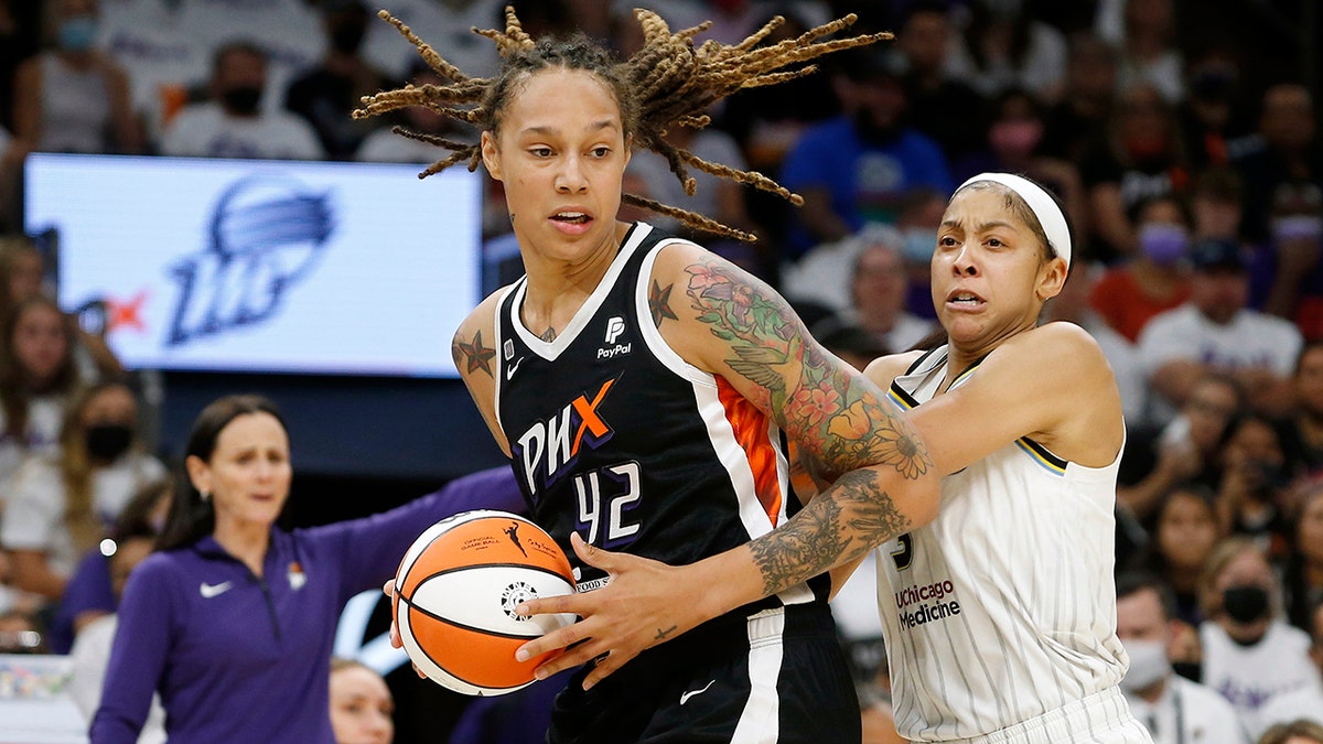 Brittney Griner in the WNBA Finals 2021