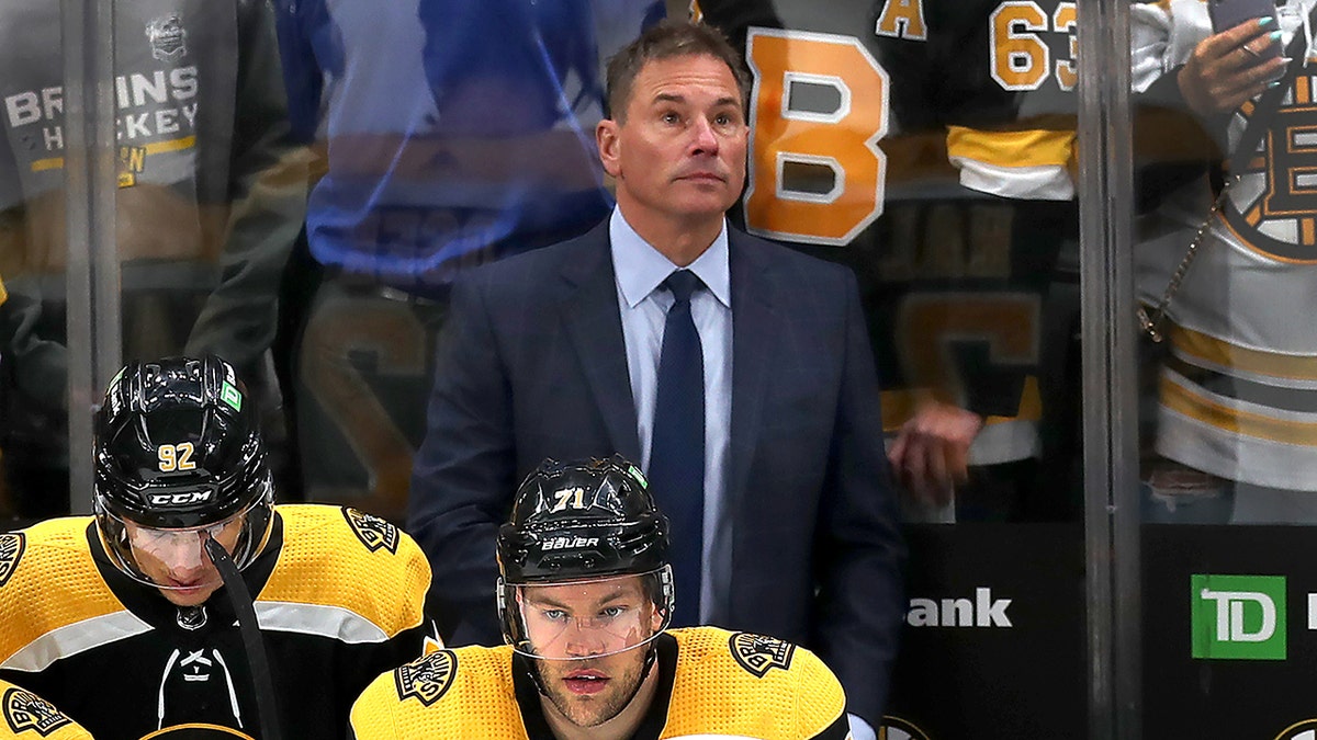Bruce Cassidy looks content