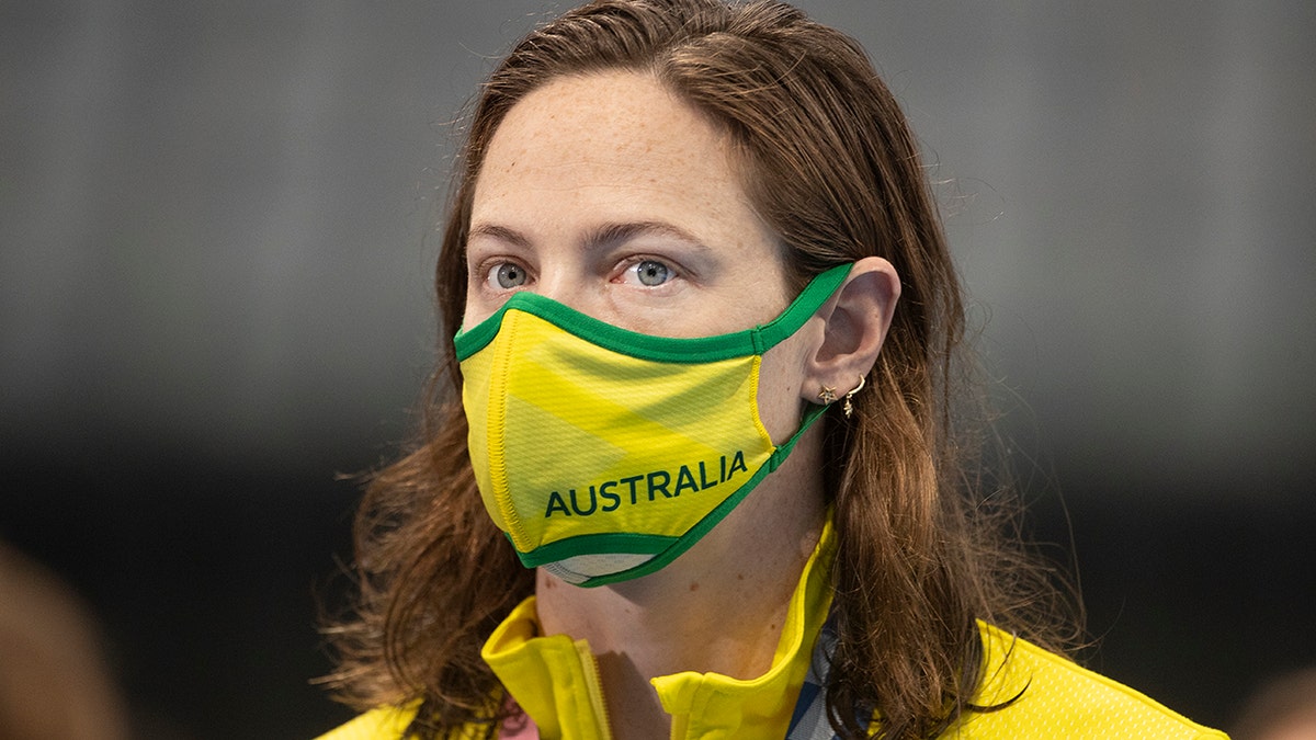 Cate Campbell at the medley relay
