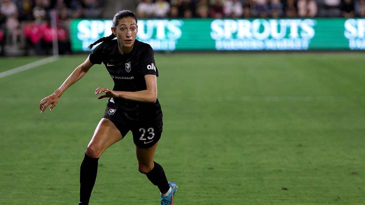 Christen Press plays for Angel City