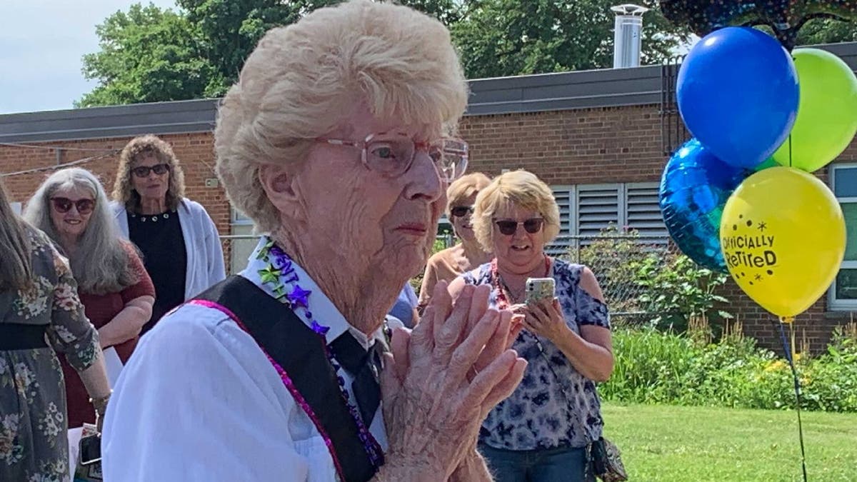 Claire Bauman New Jersey crossing guard 