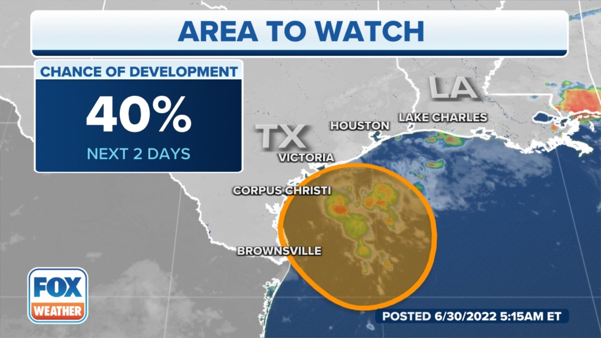 Tropical Disturbance Texas