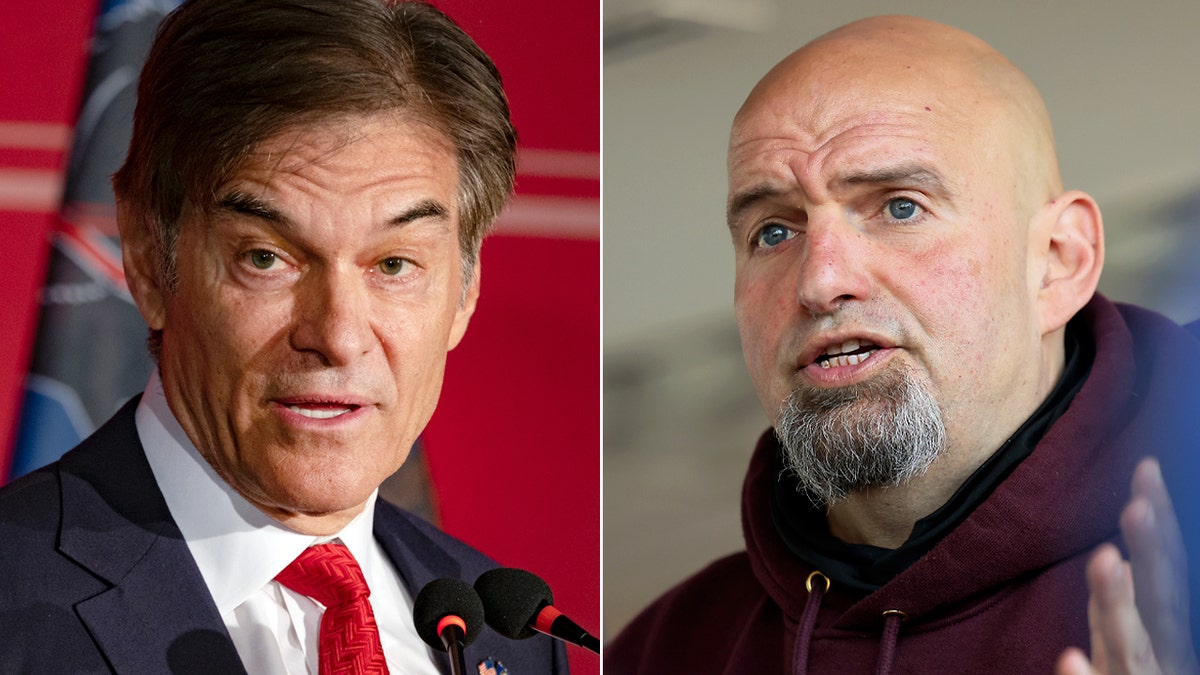 Republican nominee Dr. Mehmet Oz and Democrat Lt. Gov. John Fetterman