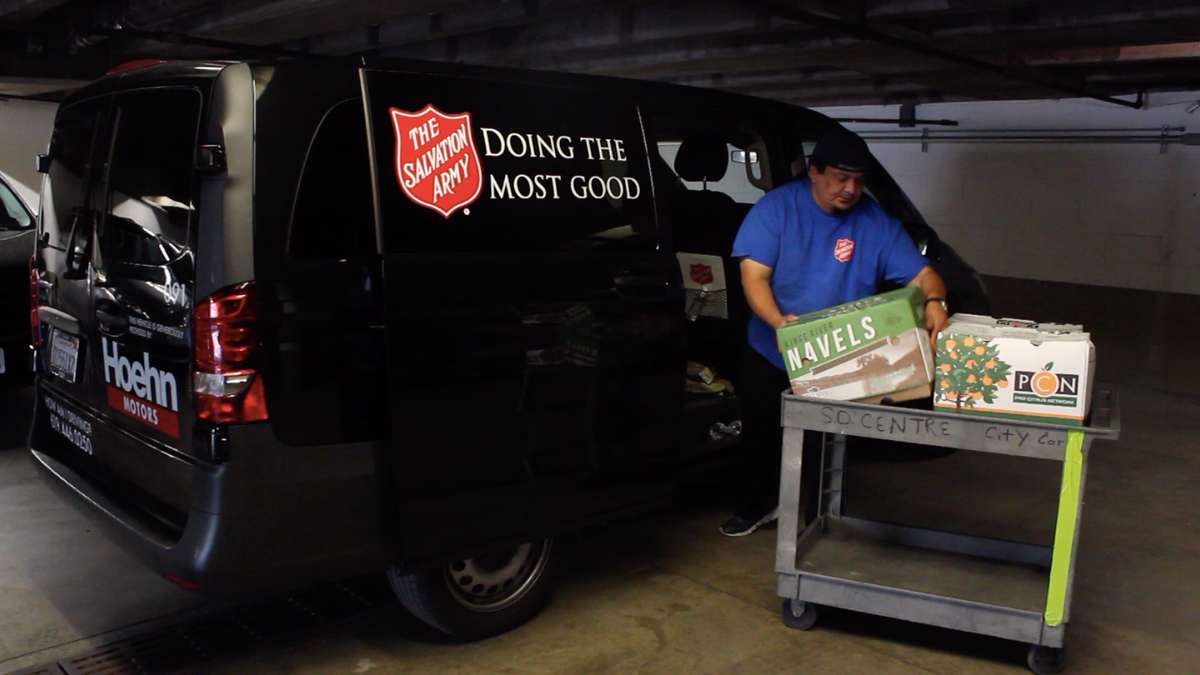 Salvation Army food rescue