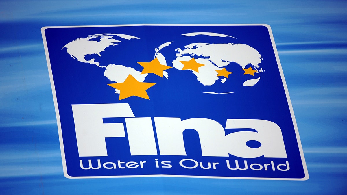 FINA logo in 2009 in Rome