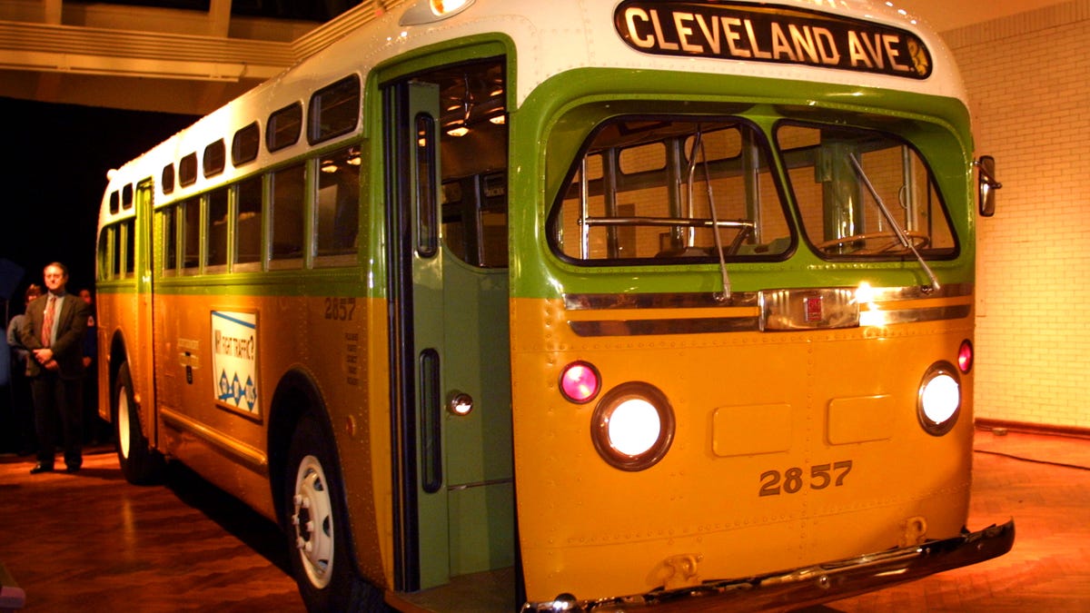 Montgomery bus made famous by Rosa Parks