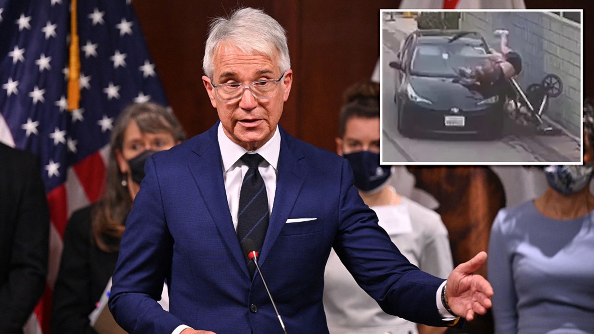 Democratic Los Angeles District Attorney George Gascon is doubling down on his defense of a teen hit-and-run driver who mowed down a mom and her infant as the two were walking down a Venice side street last summer.