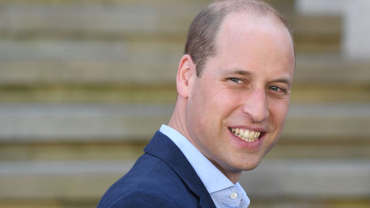 Prince William smiling