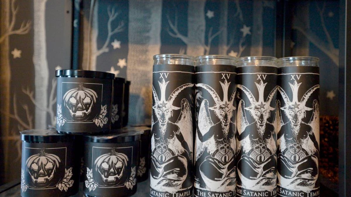 Satanic candles