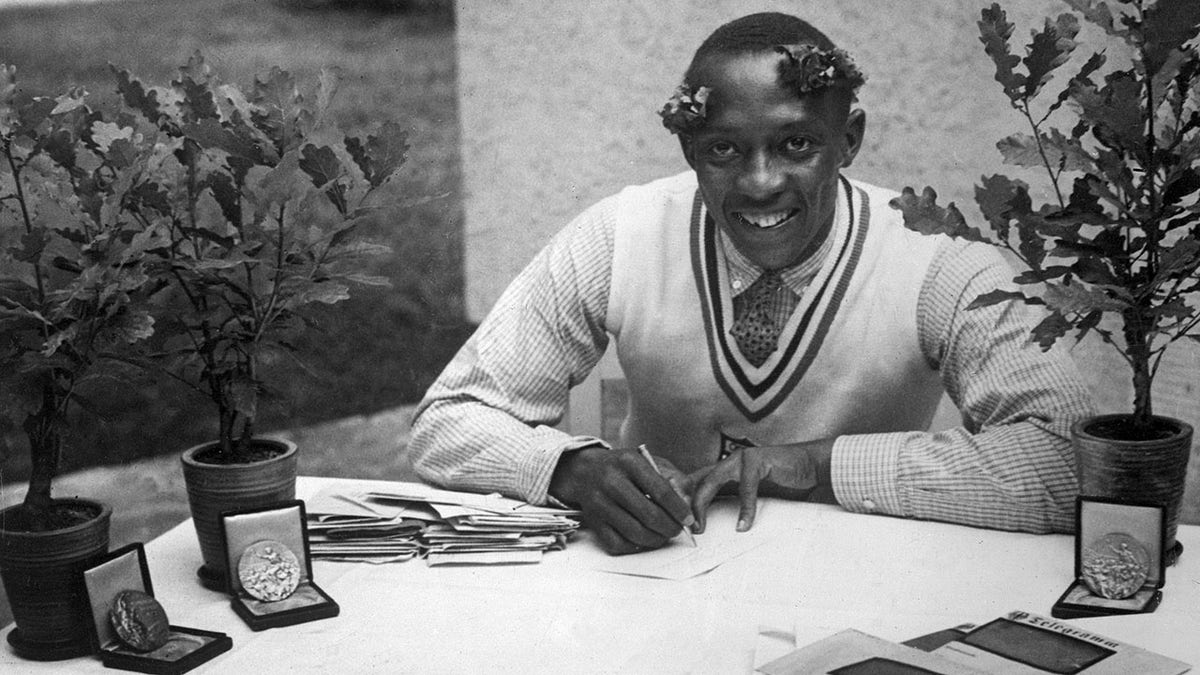 Jesse Owens at 1936 Olympic Games