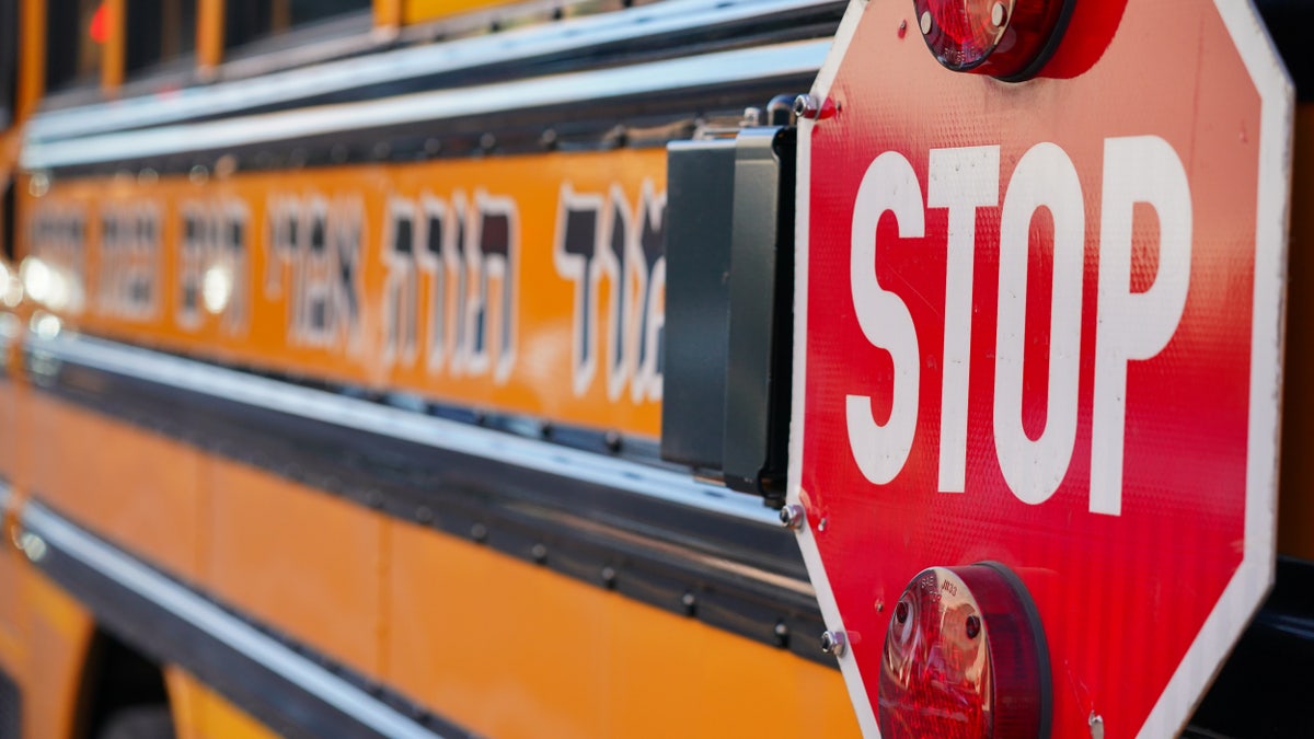 Yeshiva school bus in borough park brooklyn