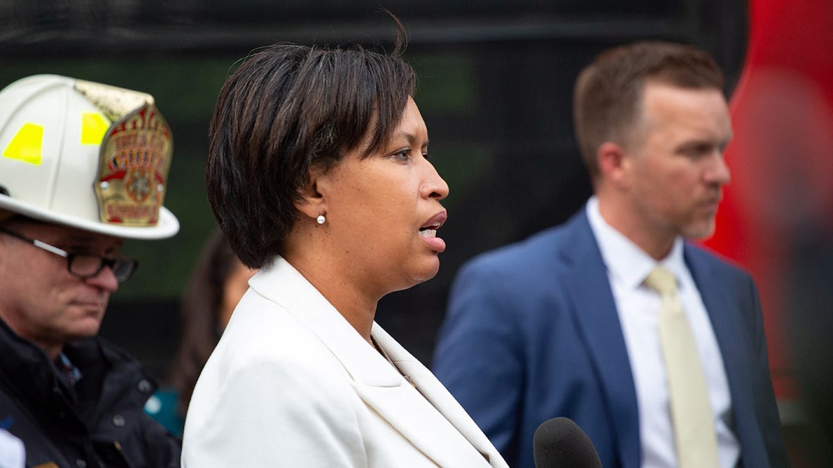 DC Mayor Muriel Bowser speaks at press conference after shooting