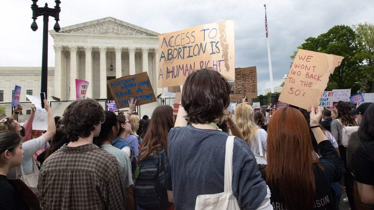 Student abortion protests