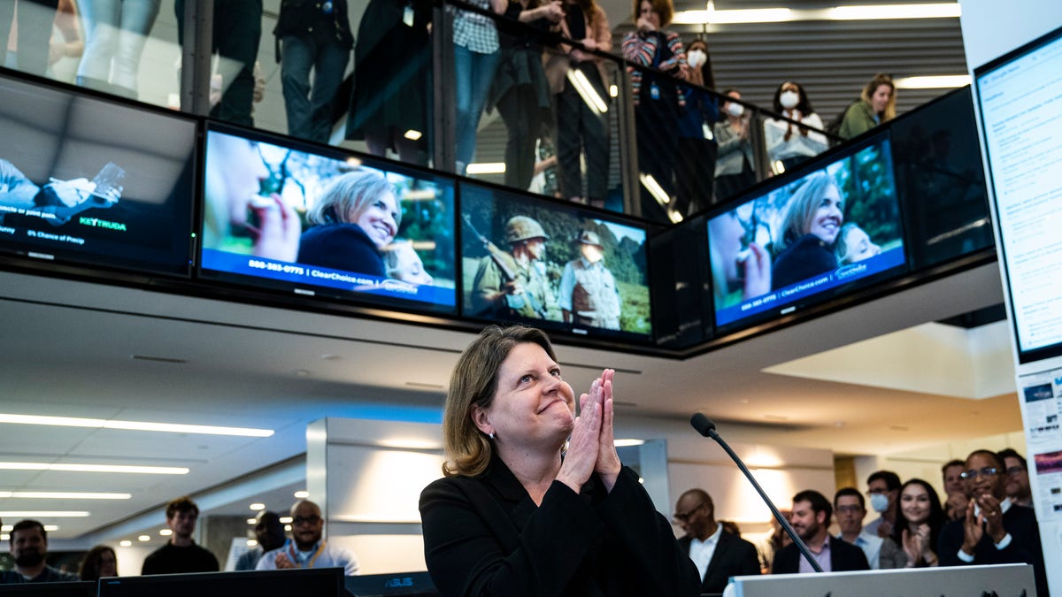 Washington Post boss Sally Buzbee in newsroom