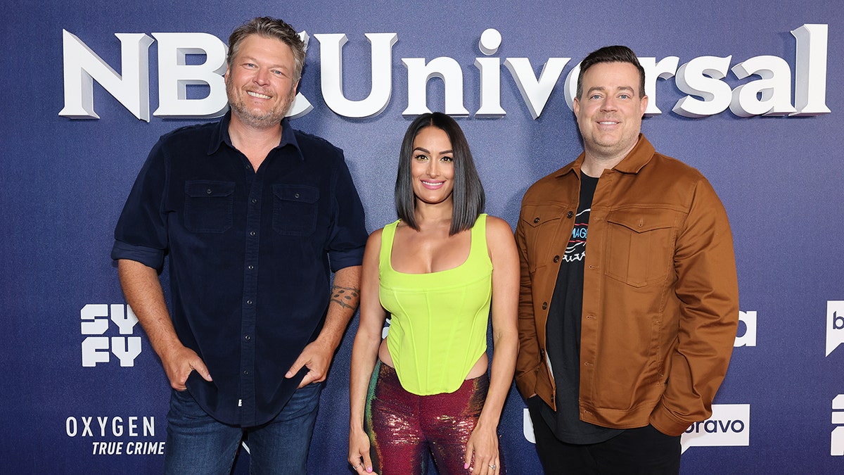 Blake Shelton Nikki Bella Carson Daly