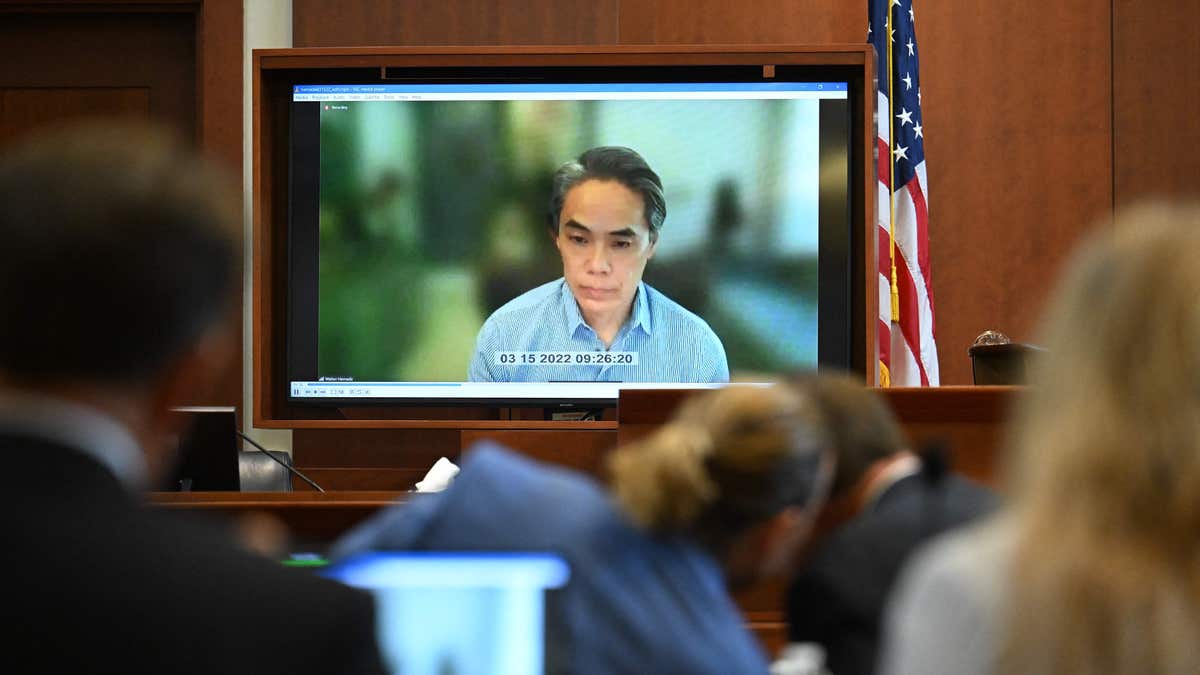 Walter Hamada testified on tape at Dep vs Heard trial