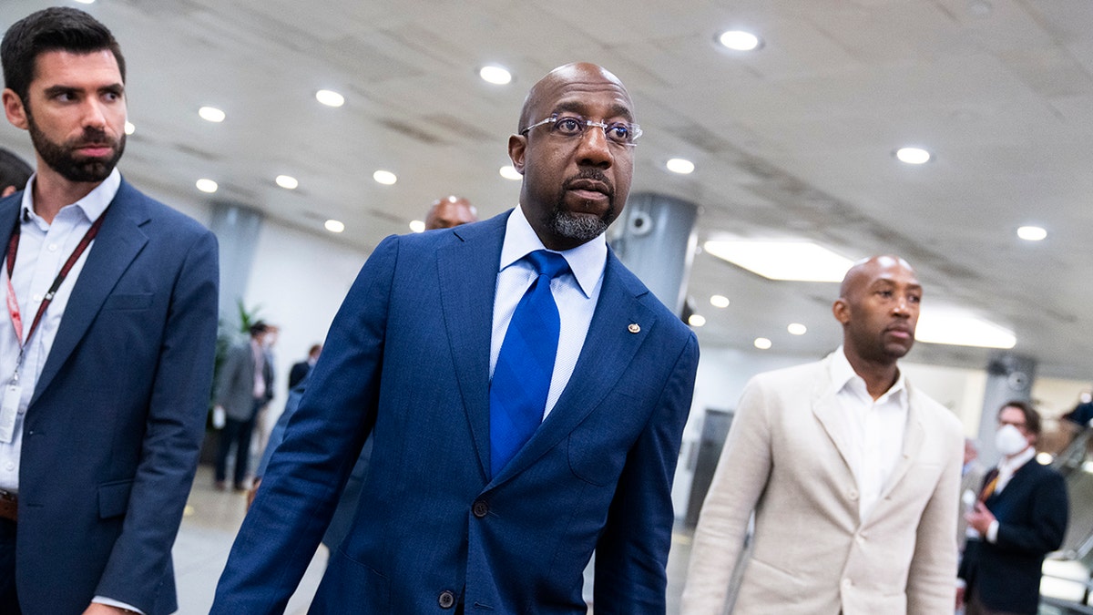 Sen Raphael Warnock at U.S. Capitol