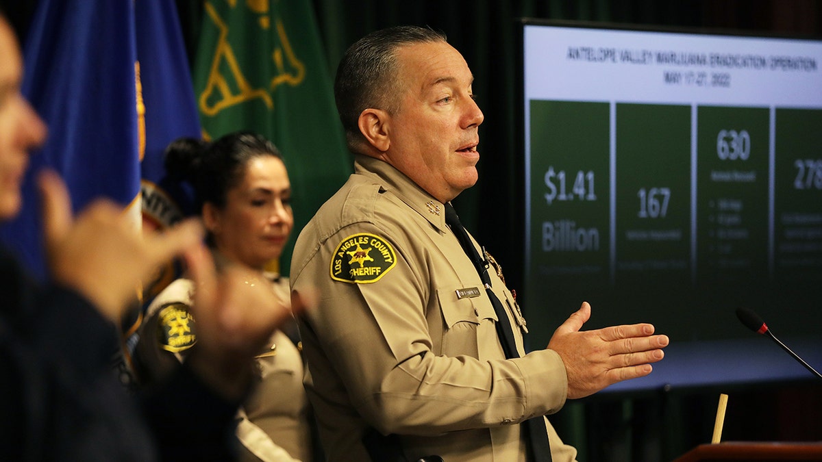 LA Sheriff Alex Villanueva in uniform