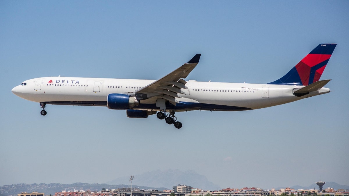 Delta plane takes off