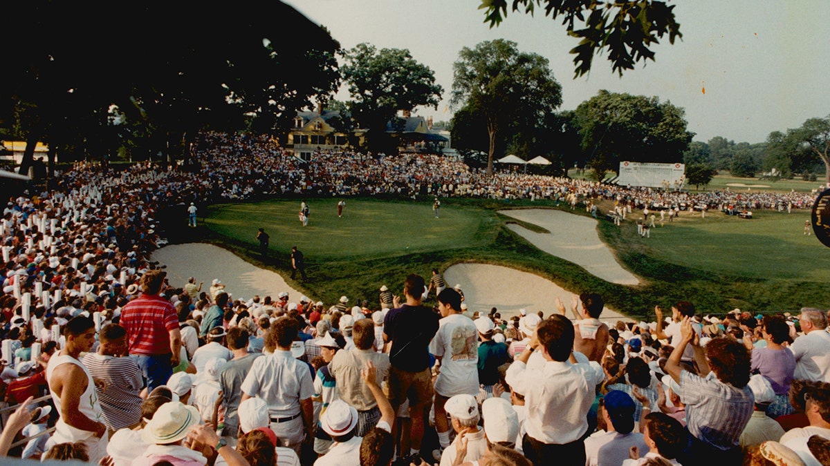 18th green of The Country Club