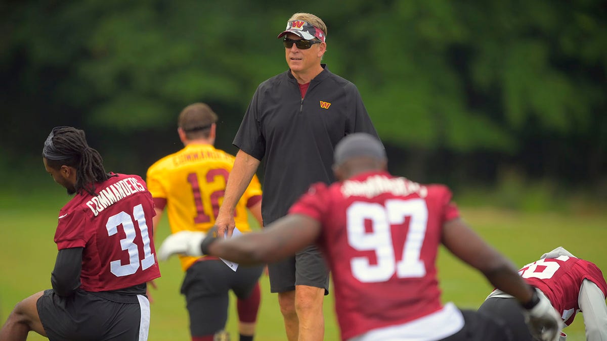 Jack Del Rio OTA for the Washington Commanders