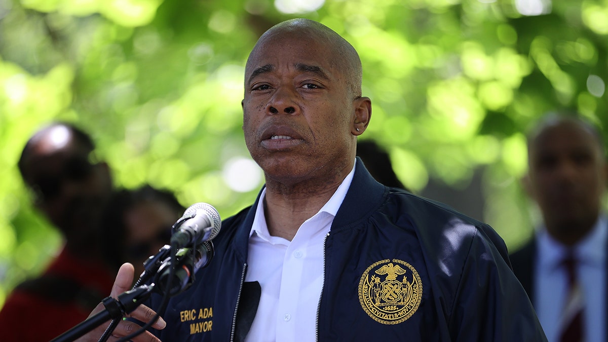 NYC Mayor Adams at Juneteenth event