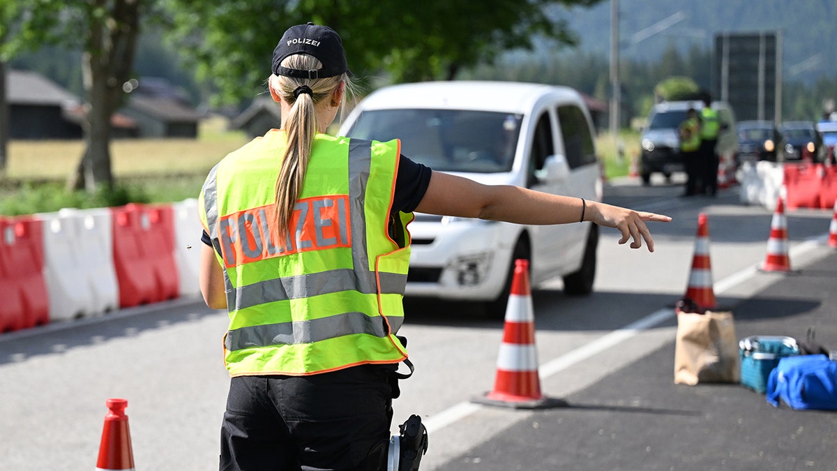 German police in G7 summit site