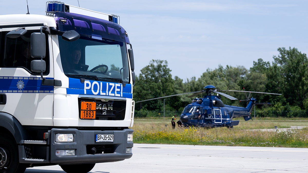 German police G7 security preps