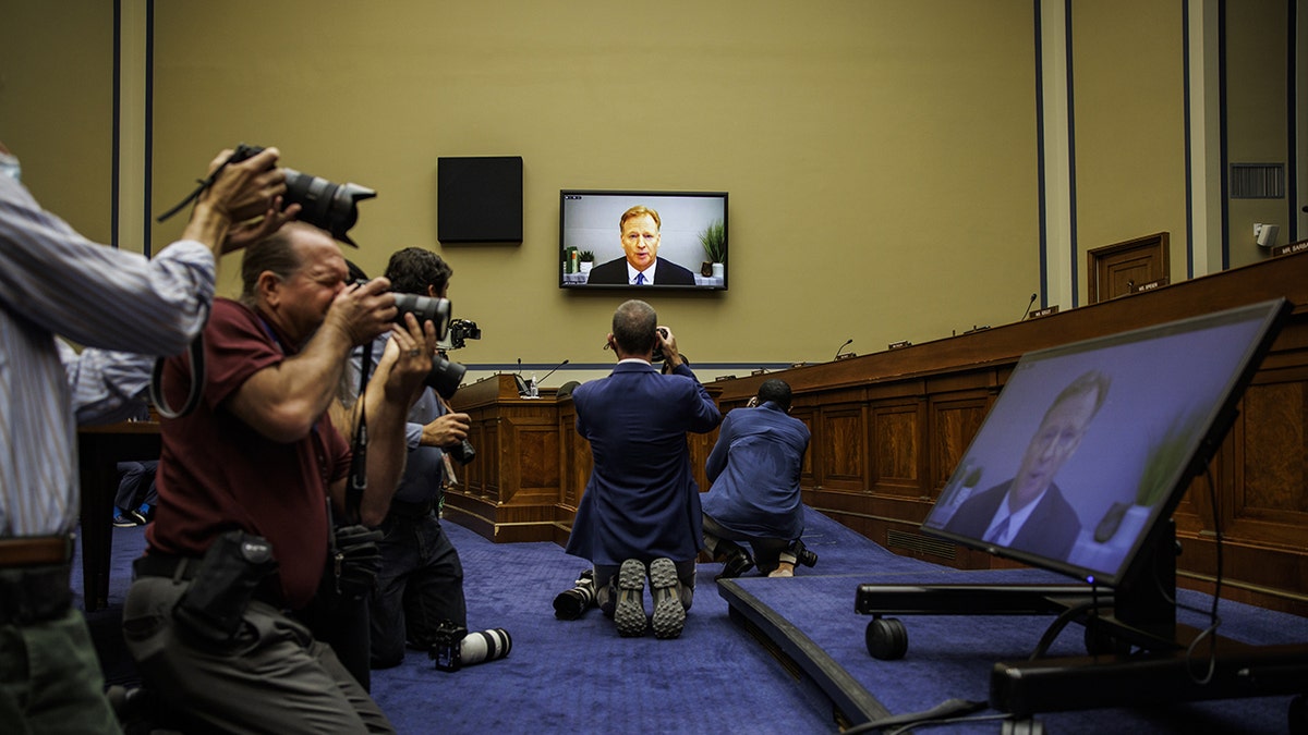 Roger Goodell virtually appears before the House Oversight Committee