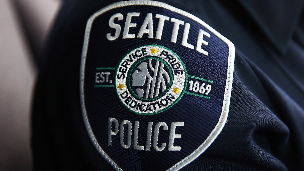 Photo shows Seattle Washington Police patch