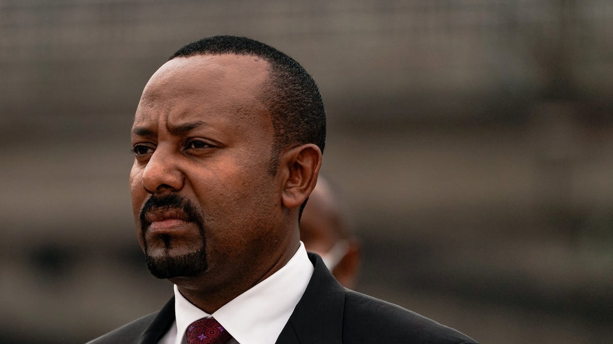 Ethiopia Prime Minister Abiy Ahmed in a suit