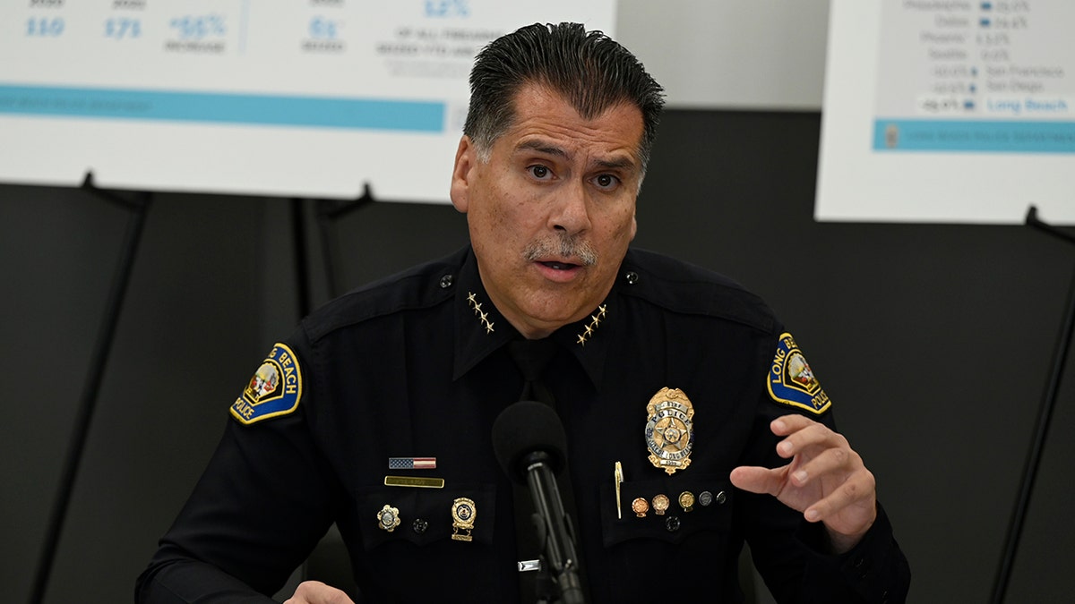 Former Long Beach Police Chief Robert Luna on the job