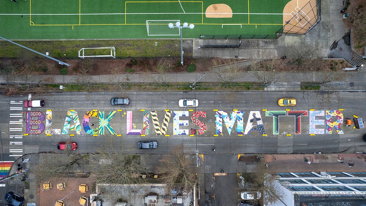 Seattle BLM street art 