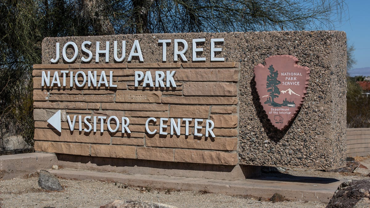 Joshua Tree National Park sign