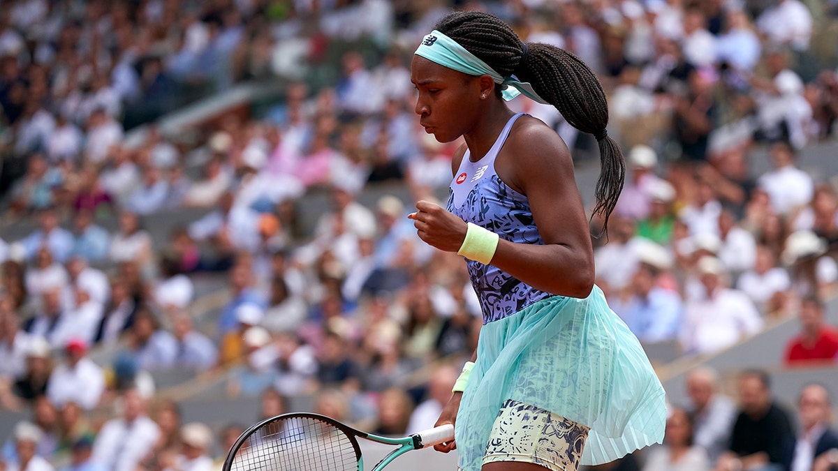 Coco Gauff at 2022 French Open final