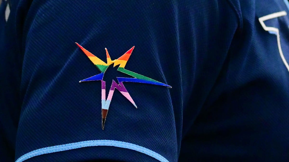 Tampa Bay Rays Pride logo vs White Sox