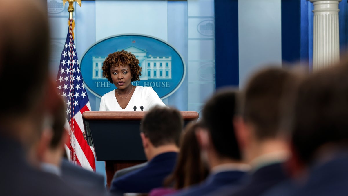 White House Press Secretary Karine Jean-Pierre speaks