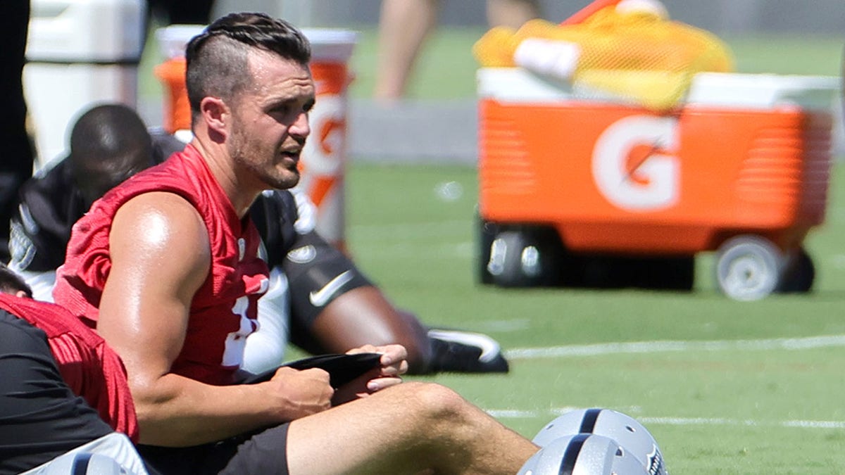 Derek Carr Las Vegas Raiders at Minicamp