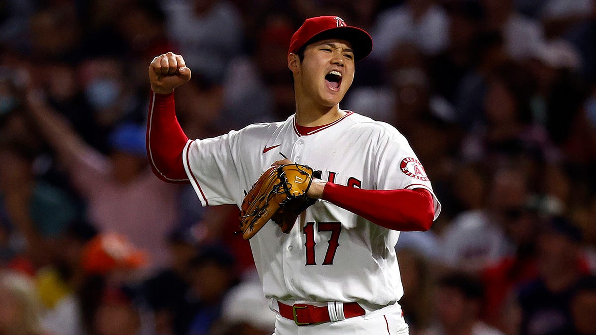 Shohei Ohtani Los Angeles Angels vs Red Sox